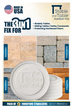 Stable the Table: 6 Pack White Round