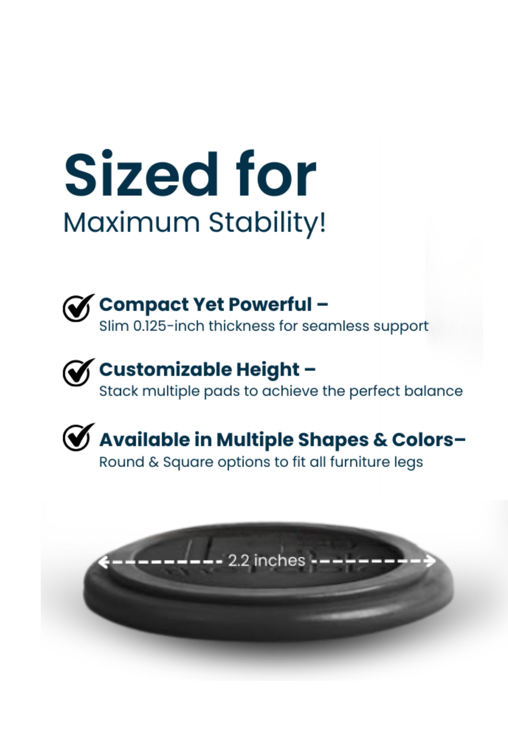 Stable the Table: 6 Pack Walnut Round